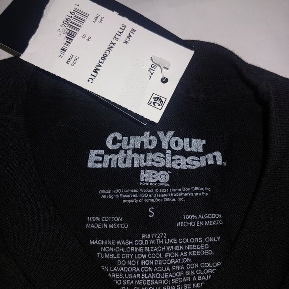 Curb Your Enthusiasm The Many Moods Of Larry David Men's Small T Shirt HBO NWT - Picture 4 of 4